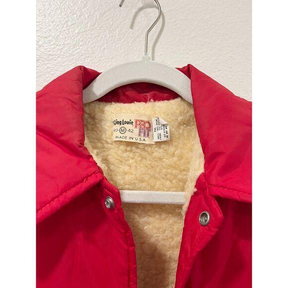 Vintage red fleece jacket - Picture 6 of 8